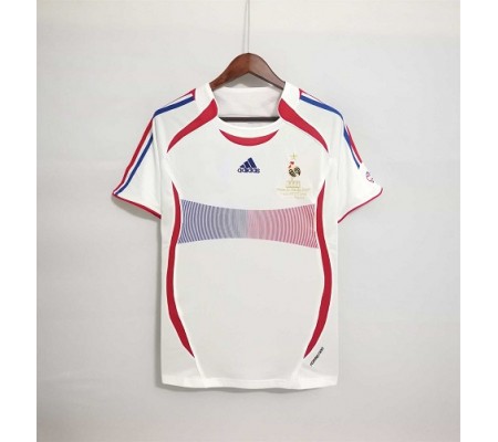 France 2006 World Cup Away White Soccer Jersey